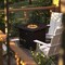 Flash Furniture Black 28"Square 50,000 BTU Metal Fire Pit Table YO-GYM80015-BK-GG - alternate 7
